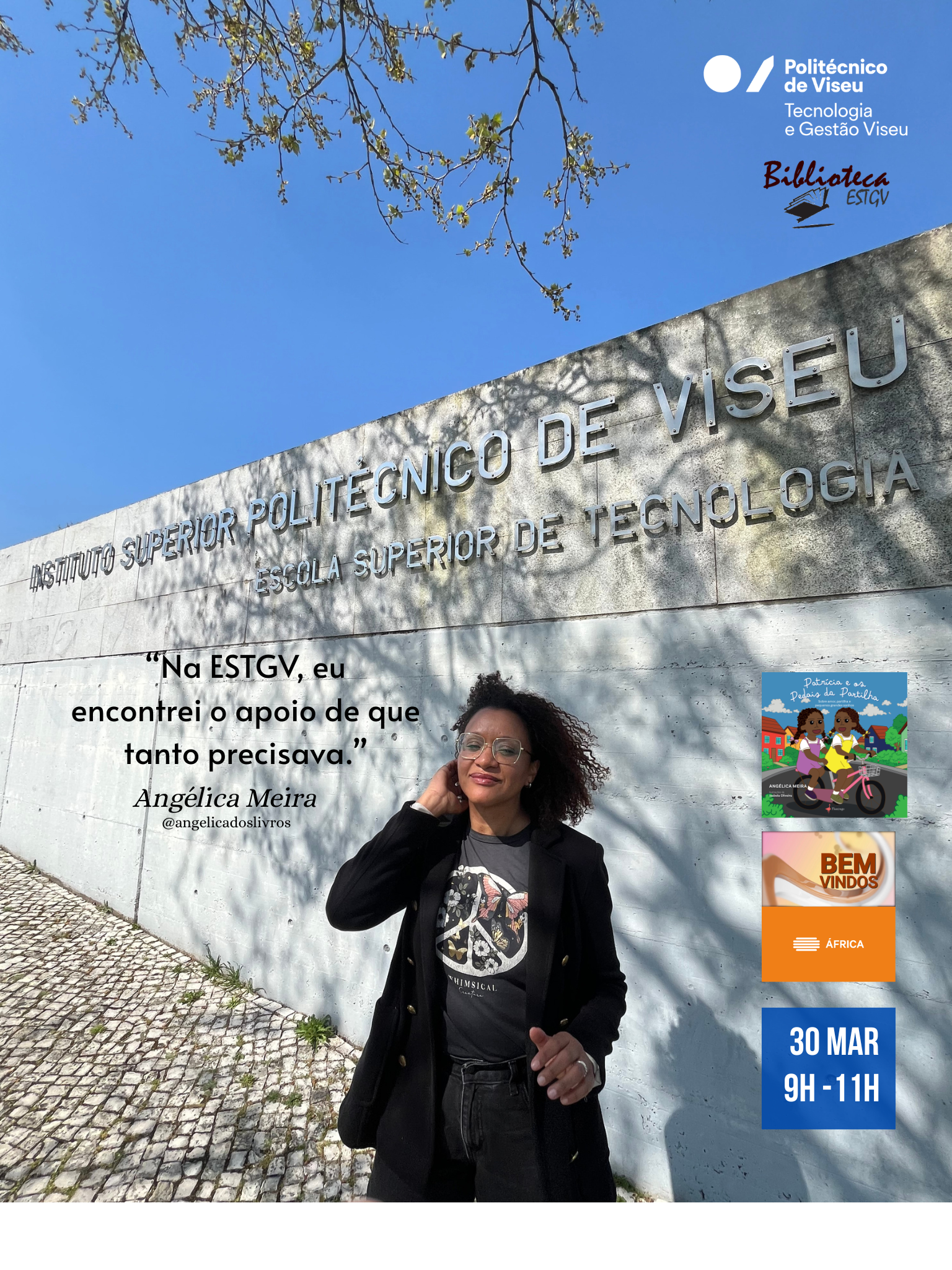 Aluna da ESTGV é convidada do programa BEM-VINDOS da RTP África