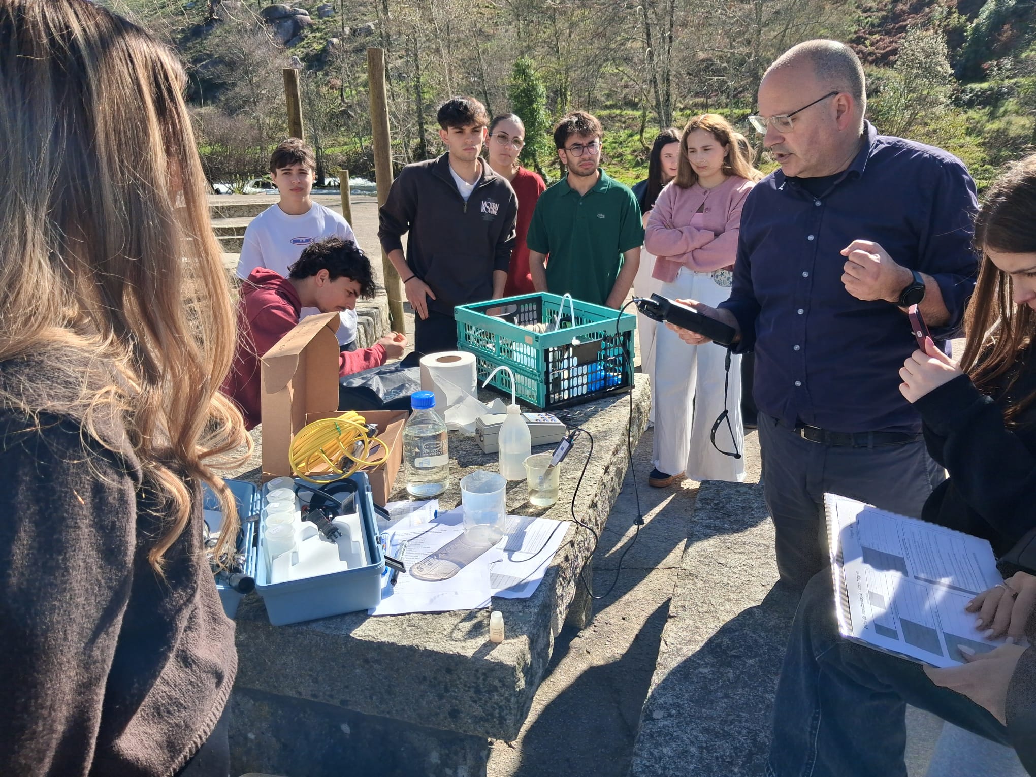 Jovens Cientistas em Ação: ESTGV e Escolas de Castro Daire no Terreno para Monitorizar o Rio Paiva